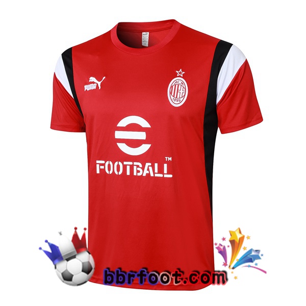Training T-Shirts AC Milan Rouge 2023/2024