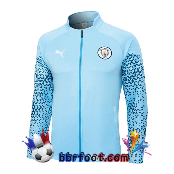 Veste Foot Manchester City Bleu 2023/2024
