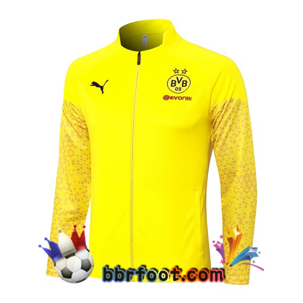 Veste Foot Dortmund BVB Jaune 2023/2024