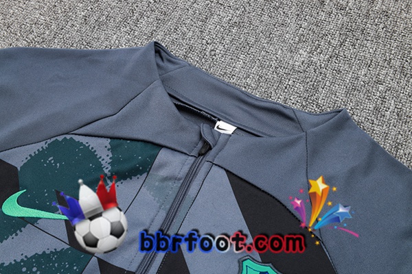 Survetement Foot FC Barcelone Gris 2023/2024