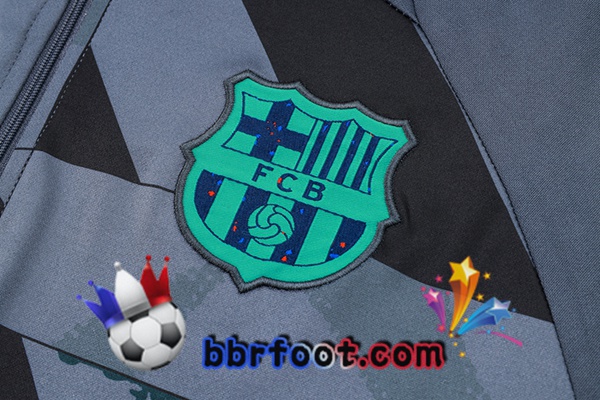 Survetement Foot FC Barcelone Gris 2023/2024