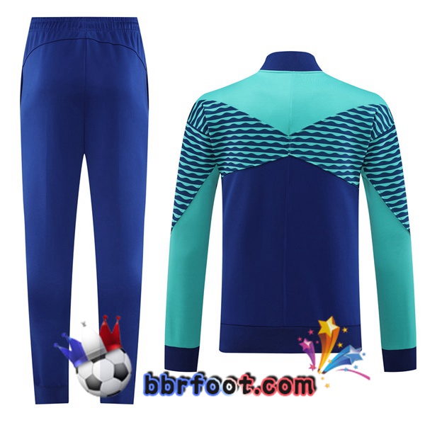 Survetement Foot - Veste Bresil Bleu 2023/2024