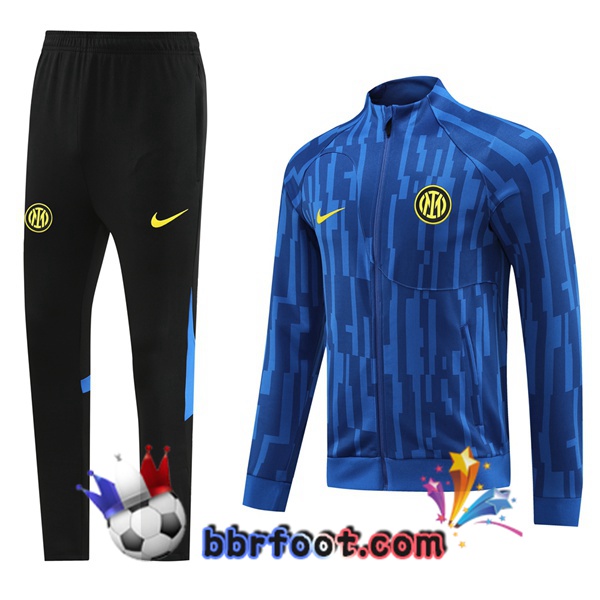 Survetement Foot - Veste Inter Milan Bleu 2023/2024
