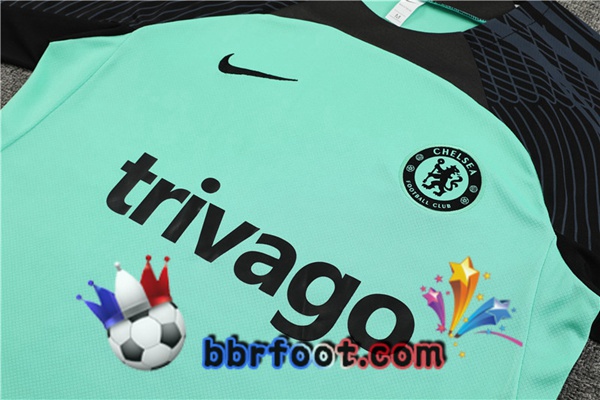 Ensemble Training T-Shirts FC Chelsea + Shorts Vert 2023/2024