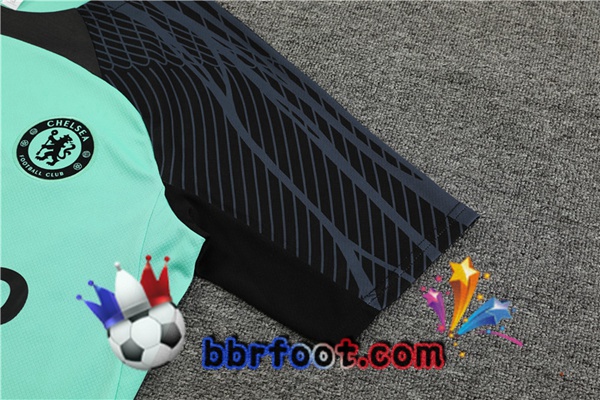 Ensemble Training T-Shirts FC Chelsea + Shorts Vert 2023/2024