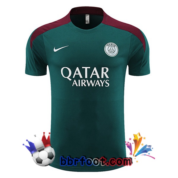Training T-Shirts Paris PSG Vert 2023/2024