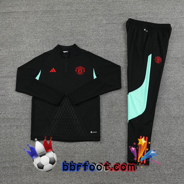 Survetement Foot Manchester United Noir 2023/2024