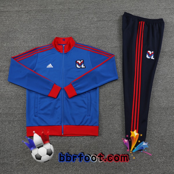 Survetement Foot - Veste Lyon OL Bleu 2023/2024