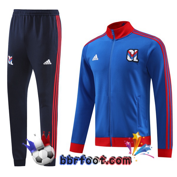 Survetement Foot - Veste Lyon OL Bleu 2023/2024