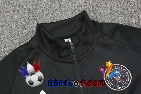 Survetement Foot - Veste Inter Miami CF Noir 2023/2024