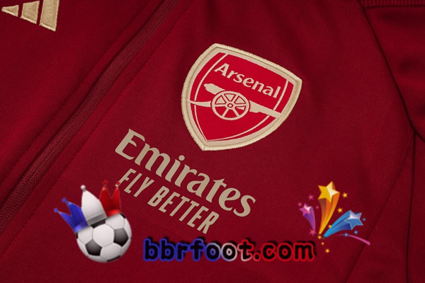 Survetement Foot - Veste Arsenal Rouge 2023/2024