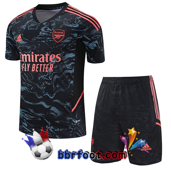 Ensemble Training T-Shirts Arsenal + Shorts Noir 2023/2024