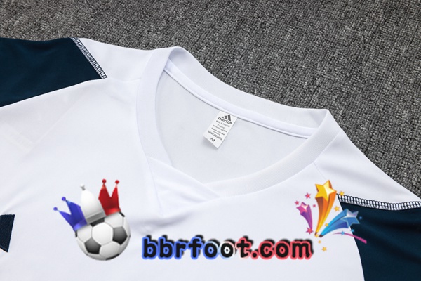 Ensemble Training T-Shirts Real Madrid + Pantalon Blanc 2023/2024
