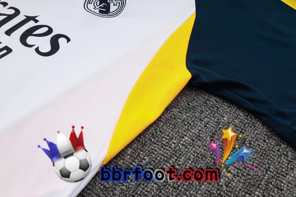 Ensemble Training T-Shirts Real Madrid + Pantalon Blanc 2023/2024