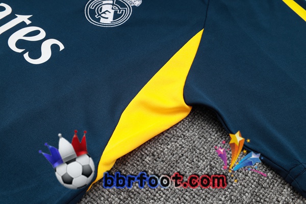 Ensemble Training T-Shirts Real Madrid + Pantalon Bleu Royal 2023/2024