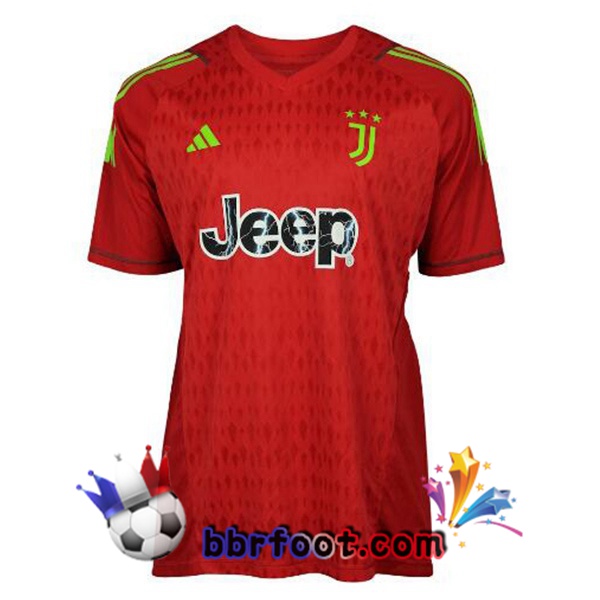 Maillot Foot Juventus Domicile Gardien de but Rouge 2023/2024