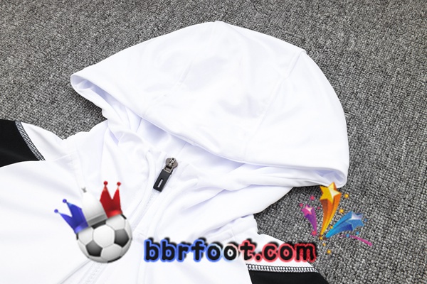 Survetement de Foot - Sweat A Capuche Real Madrid Blanc 2023/2024