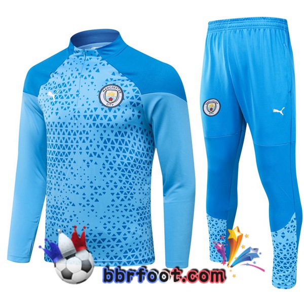 Survetement Foot Manchester City Bleu 2023/2024