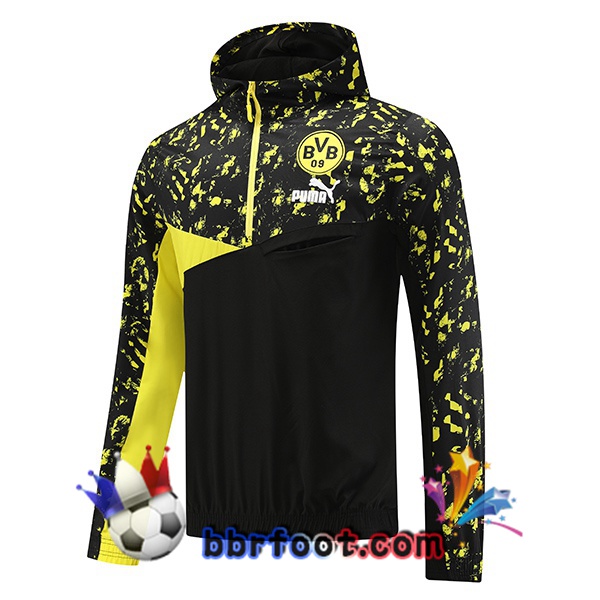 Coupe Vent Dortmund BVB Noir Jaune 2023/2024