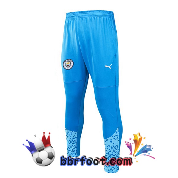 Pantalon Foot Manchester City Bleu 2023/2024