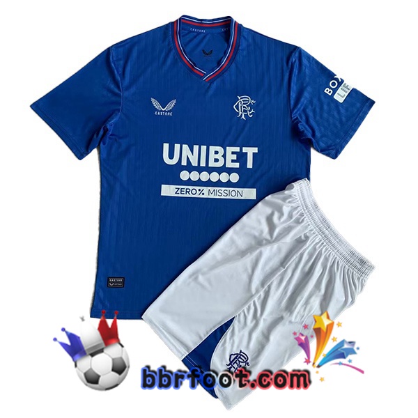 Maillot Foot Rangers FC Enfant Domicile Bleue 2023/2024