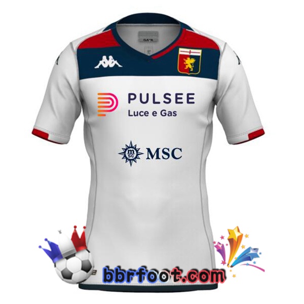 Maillot Foot Genoa CFC Exterieur Blanc 2023/2024