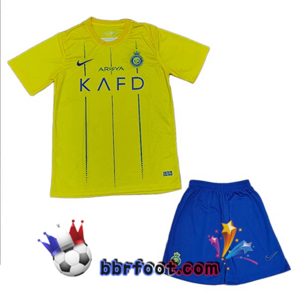 Maillot Foot Al-Nassr FC Enfant Domicile Jaune 2023/2024