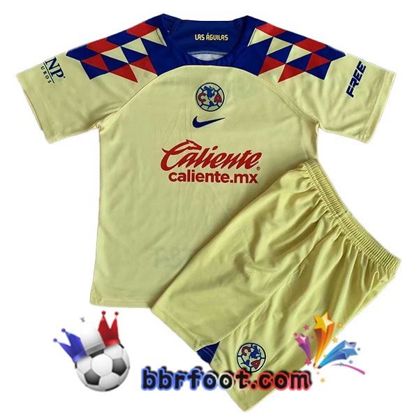 Maillot Foot Club America Enfant Domicile Jaune 2023/2024