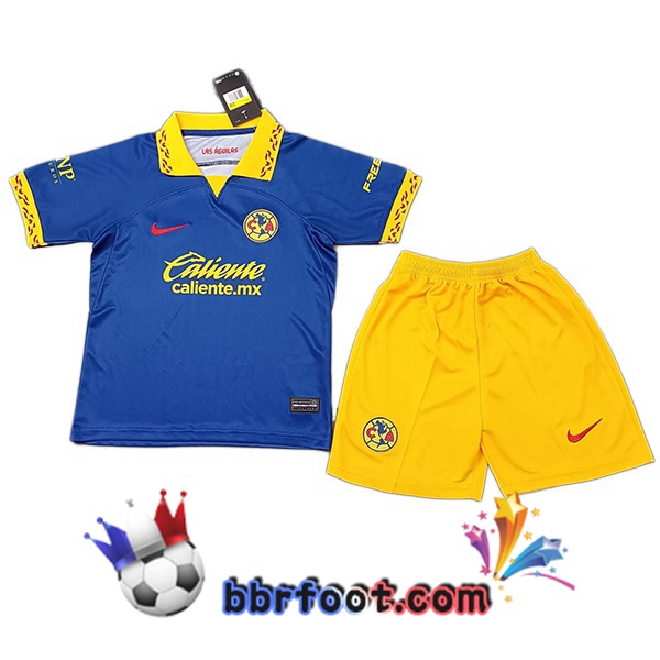 Maillot Foot Club America Enfant Exterieur Bleu 2023/2024