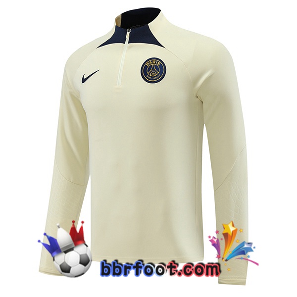 Sweatshirts Homme Paris PSG Jaune 2023/2024