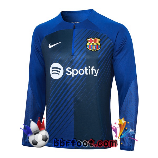 Sweatshirts Homme FC Barcelone Bleu 2023/2024