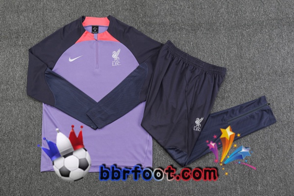 Survetement Foot FC Liverpool Pourpre 2023/2024