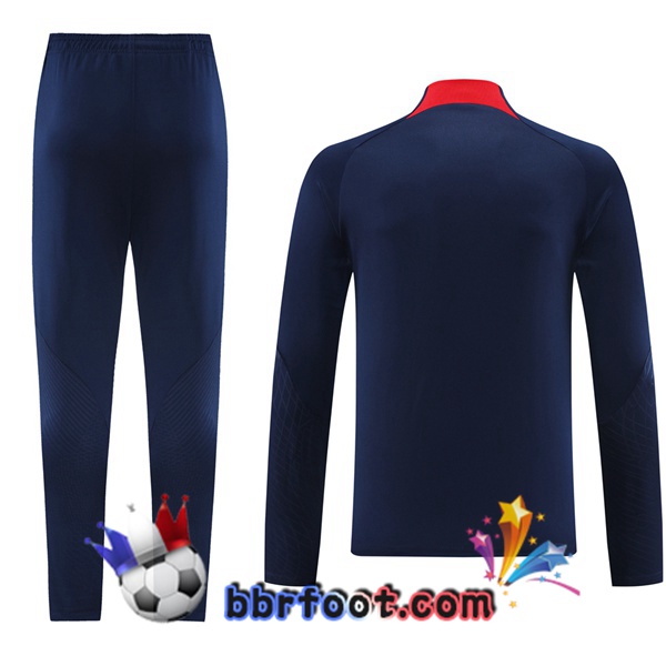 Survetement Foot Paris PSG Bleu Royal 2023/2024