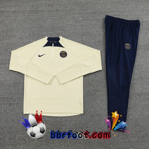 Survetement Foot Paris PSG Jaune 2023/2024