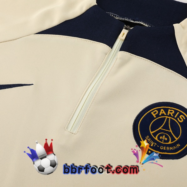 Survetement Foot Paris PSG Jaune 2023/2024