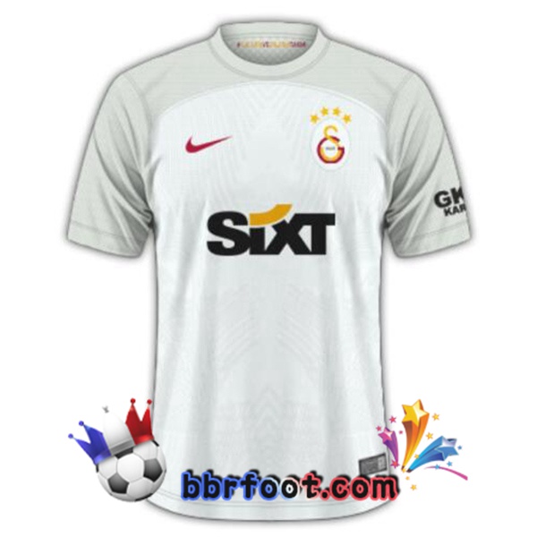 Maillot Foot Galatasaray SK Exterieur Blanc 2023/2024