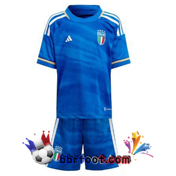 Maillots Equipe De Italie Enfant Domicile Bleu 2023/2024