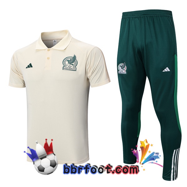 Polo Foot Mexique + Pantalon Marron 2023/2024