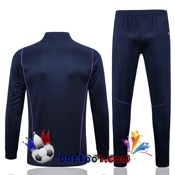 Veste Survetement Foot Argentine Bleu Royal 2023/2024