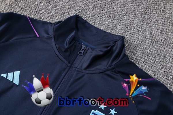 Veste Survetement Foot Argentine Bleu Royal 2023/2024