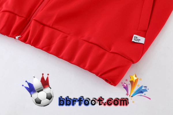 Veste Survetement Foot Bayern Munich Rouge 2023/2024