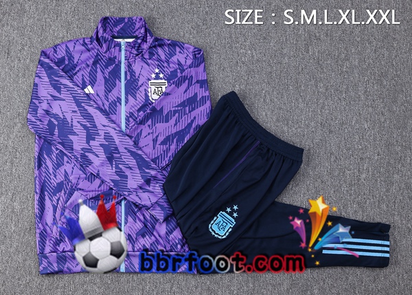 Veste Survetement Foot Argentine Pourpre 2023/2024