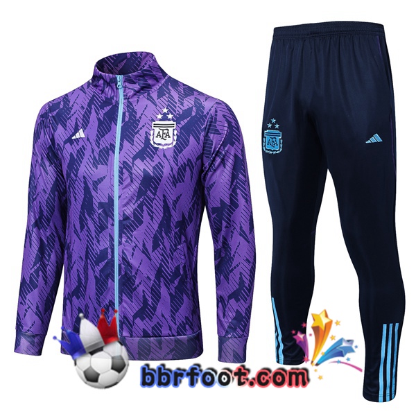 Veste Survetement Foot Argentine Pourpre 2023/2024