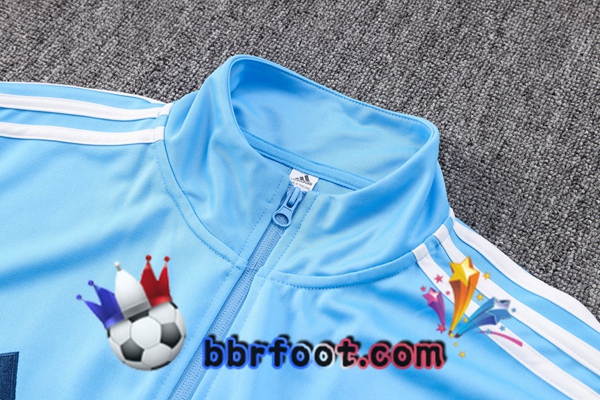 Veste Survetement Foot Argentine Bleu 2023/2024