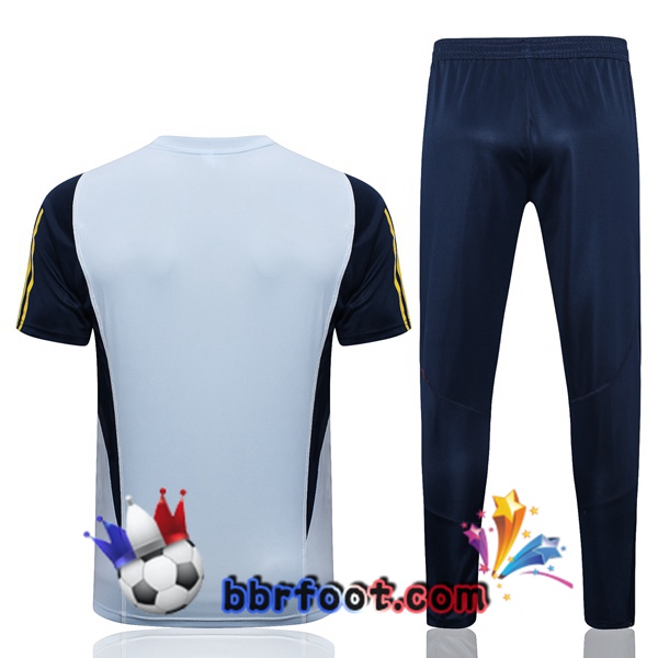 Training T-Shirts Espagne + Pantalon Bleu 2023/2024