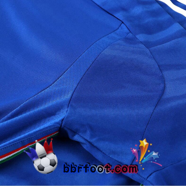Maillots Equipe De Italie Manche longue Domicile Bleu 2023/2024