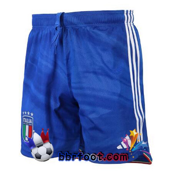 Short Foot Italie Domicile Bleu 2023/2024