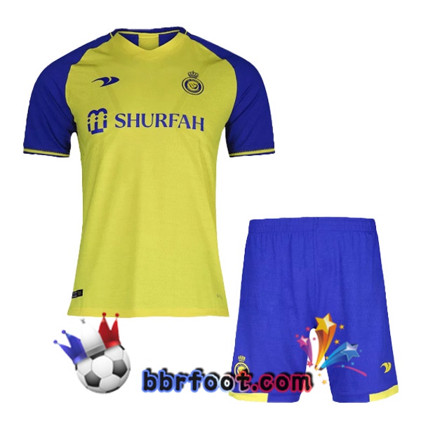Maillot Foot Al-Nassr FC Enfant Domicile Jaune 2022/2023
