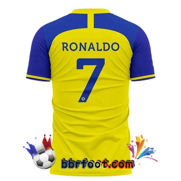 Maillot Foot Al-Nassr FC (RONALDO 7) Domicile Jaune 2022/2023