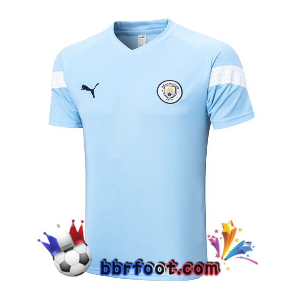 Training T-Shirts Manchester City Bleu 2023/2024